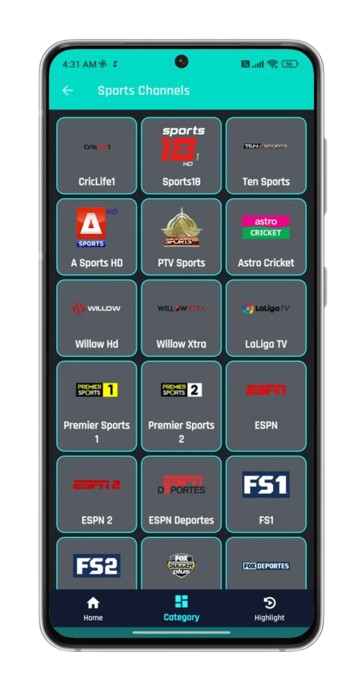 Live Sports Streaming (Free & Ad-Free)